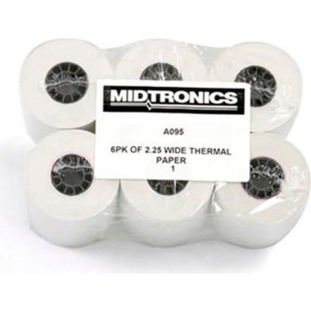 INTEGRATED SUPPLY NETWORK Midtronics 2 1/4" Thermal Paper / 6Pk A095